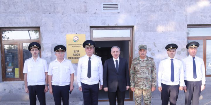 Baş prokuror işğaldan azad edilmiş ərazilərdə fəaliyyət göstərən prokurorluqlarda olub