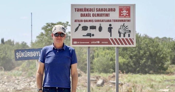 Ceyms Şarp: Azərbaycanla birlikdə regionda sülh üçün çalışmağa davam edirik
