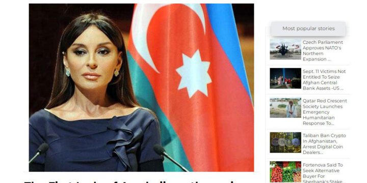 BƏƏ, Misir və Omanın 60-a yaxın nəşrində Birinci vitse-prezident Mehriban Əliyevanın fəaliyyətinə məqalələr həsr olunub