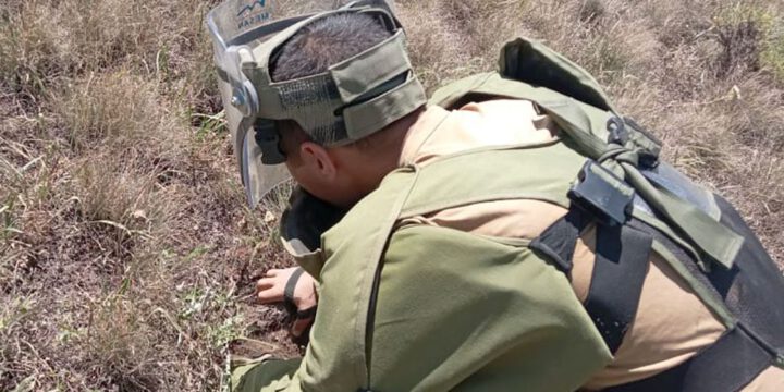 Müdafiə Nazirliyi: Laçında qanunsuz erməni silahlı dəstələrinin basdırdığı mina sahəsi aşkar edilib