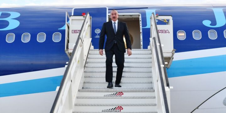 Prezident İlham Əliyev İtaliyaya işgüzar səfərə gedib