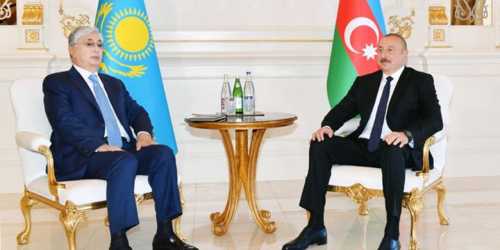 Azərbaycan və Qazaxıstan prezidentlərinin təkbətək görüşü olub
