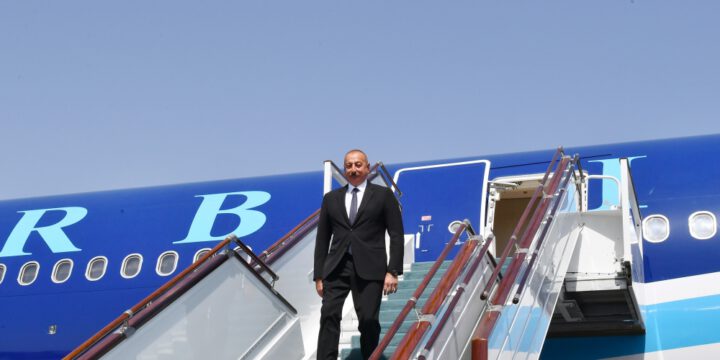 Azərbaycan Prezidenti İlham Əliyev Özbəkistana səfər edib