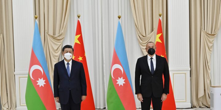 Azərbaycan Prezidenti İlham Əliyevin Səmərqənddə Çin Xalq Respublikasının Sədri Si Cinpin ilə görüşü olub