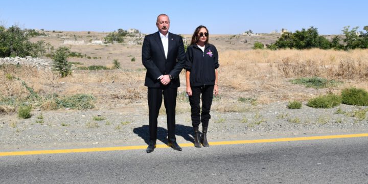 Prezident İlham Əliyev və Birinci xanım Mehriban Əliyeva Füzuli rayonuna səfər ediblər