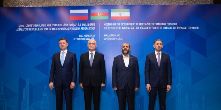 Bakıda Azərbaycan, İran və Rusiya arasında Beynəlxalq Şimal-Cənub Nəqliyyat Dəhlizinin inkişafına dair ilk üçtərəfli görüş keçirilib