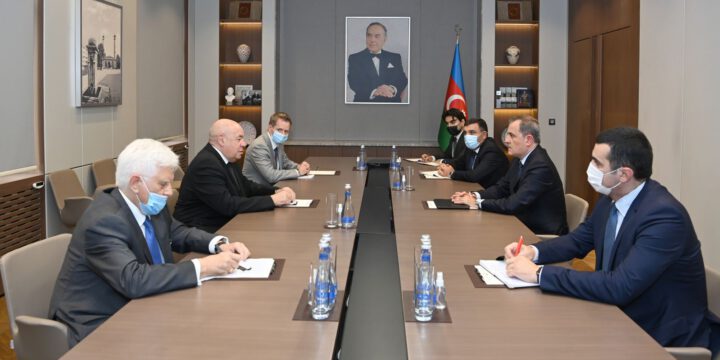 Ceyhun Bayramov Rusiya Prezidentinin xüsusi nümayəndəsi ilə görüşüb