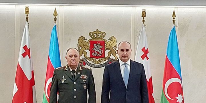 Azərbaycan Ordusunun Baş Qərargah rəisi Gürcüstanın müdafiə naziri ilə görüşüb