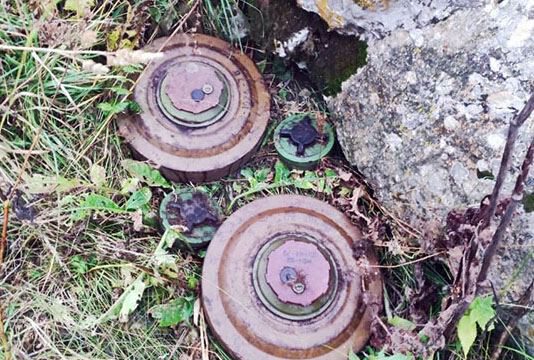 Ermənistan tərəfindən basdırılan minalar aşkar olunub