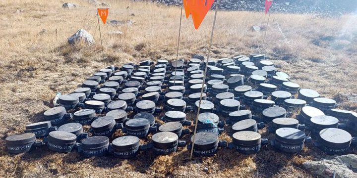 Təxribat məqsədilə Laçın rayonu ərazisində basdırılmış minalar aşkar edilib