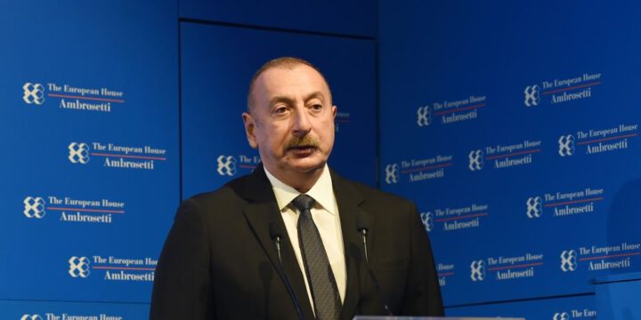 Prezident İlham Əliyev: Azərbaycan ilə İtaliya arasında aktiv siyasi dialoq mövcuddur