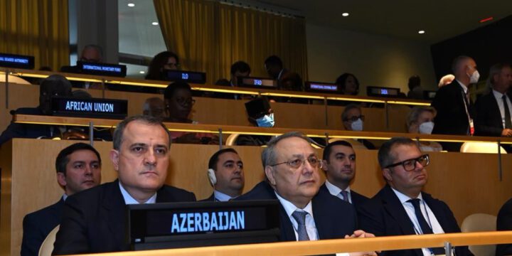 Ceyhun Bayramov BMT BA-nın 77-ci sessiyasının açılışında iştirak edir