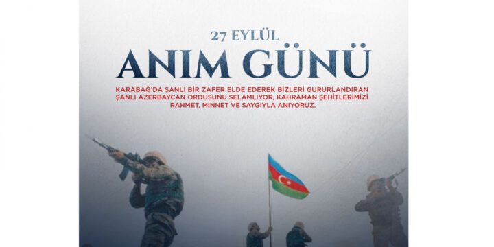 Türkiyə Milli Müdafiə Nazirliyi Azərbaycan şəhidlərinin xatirəsini yad edib