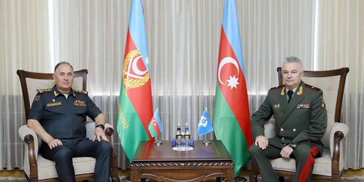 Baş Qərargah rəisi MDB Müdafiə Nazirləri Şurasının katibi ilə görüşüb