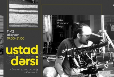 YARAT Müasir İncəsənət Məkanı gənc kinorejissorları ikigünlük seminara dəvət edir