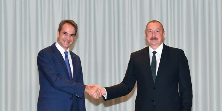 Prezident İlham Əliyev Sofiyada Yunanıstanın Baş naziri ilə görüşüb