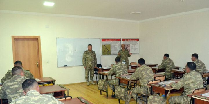 Tabor komandirləri arasında yarış keçirilib