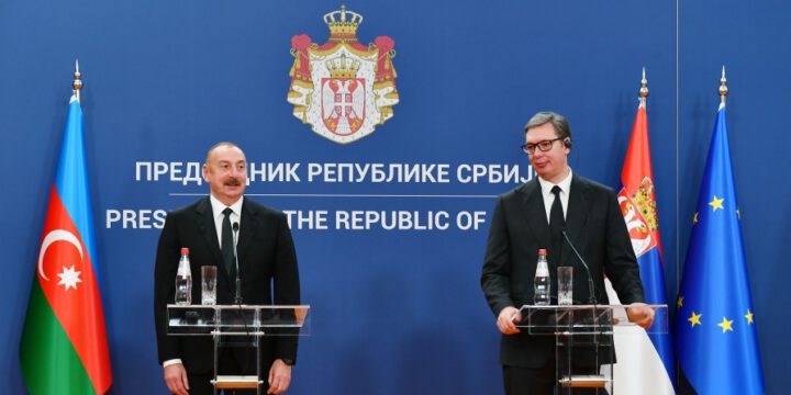 Azərbaycan və Serbiya prezidentləri mətbuata bəyanatlarla çıxış ediblər 