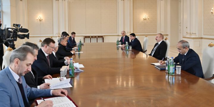 President Ilham Aliyev received delegation led by President of Republic of Tatarstan of Russia