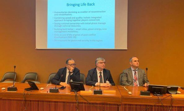 Azərbaycanın mina problemi Cenevrədə müzakirə edilib