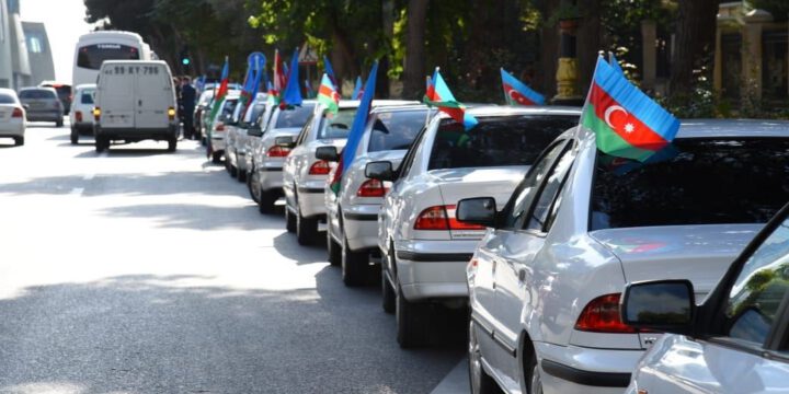 Bakıda “Zəfər” avtoyürüşü keçirilir