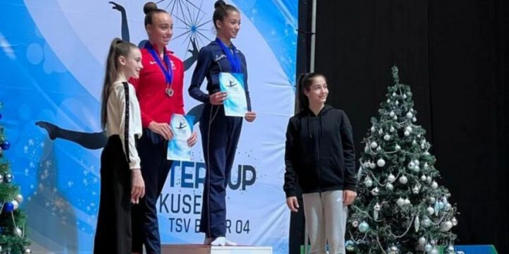 Azerbaijani rhythmic gymnast wins gold at Winter Cup Leverkusen 2022