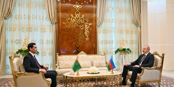 President Ilham Aliyev met with President of Turkmenistan Serdar Berdimuhamedov