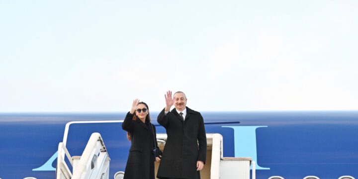 President Ilham Aliyev completed his visit to Turkmenistan