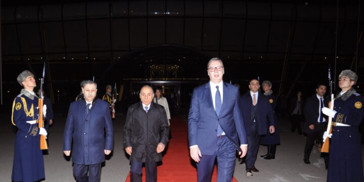 Serbian President Aleksandar Vucic completes working visit to Azerbaijan