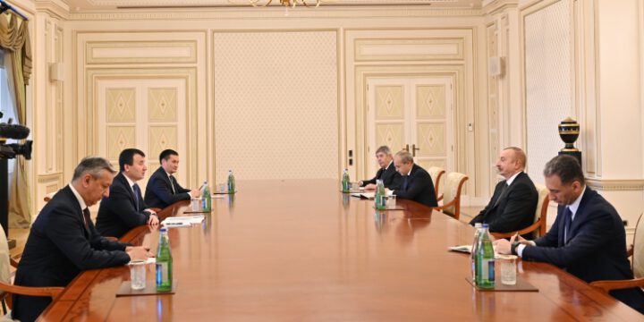 Prezident İlham Əliyev Özbəkistanın Baş nazirinin müavinini qəbul edib