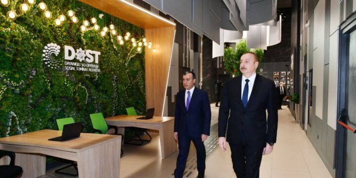 Prezident İlham Əliyev Bakıda 5 saylı DOST Mərkəzinin açılışında iştirak edib