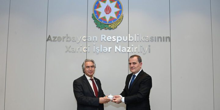 Ceyhun Bayramov YUNESKO üzrə Türkiyə Milli Komissiyasının prezidenti ilə görüşüb