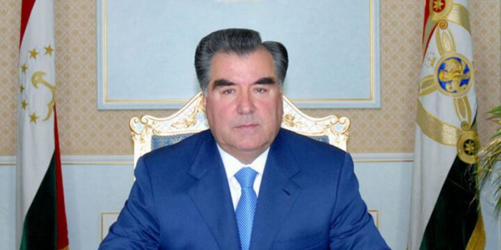 Emoməli Rəhmon Prezident İlham Əliyevi təbrik edib