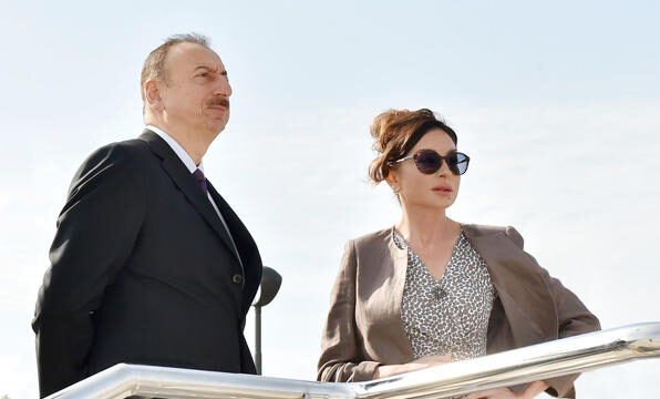 President Ilham Aliyev and First Lady Mehriban Aliyeva visited Khojavand and Fuzuli districts