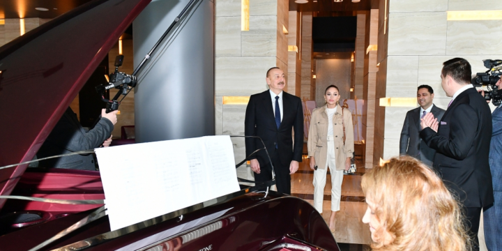 President Ilham Aliyev and First Lady Mehriban Aliyeva attended opening of “The Ritz-Carlton, Baku” hotel