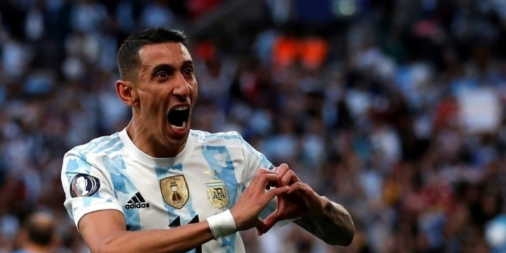 Angel Di Maria has scored four times in World Cup and tournament finals with Argentina