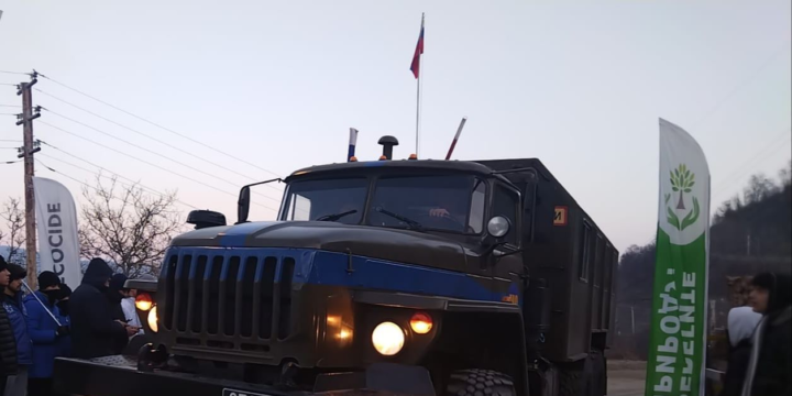 Sülhməramlılara aid daha iki avtomobil Laçın yolundan keçib