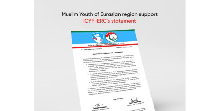 İndoneziya gənclərindən Laçın yolundakı aksiyaya dəstək