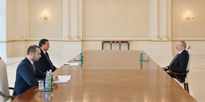 Prezident İlham Əliyev Türk Dövlətləri Təşkilatının Baş katibini qəbul edib