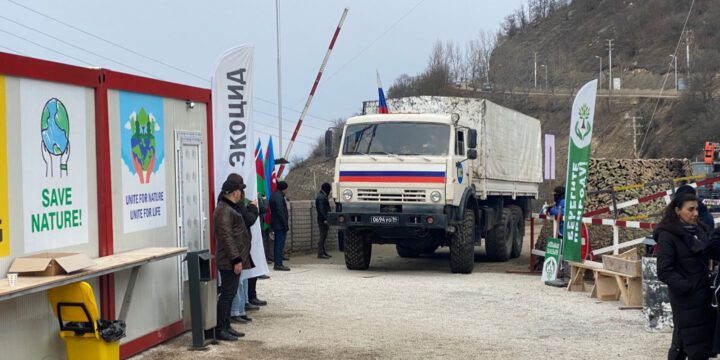 Sülhməramlılara məxsus çadır və konteynerlər sökülərək aparılıb