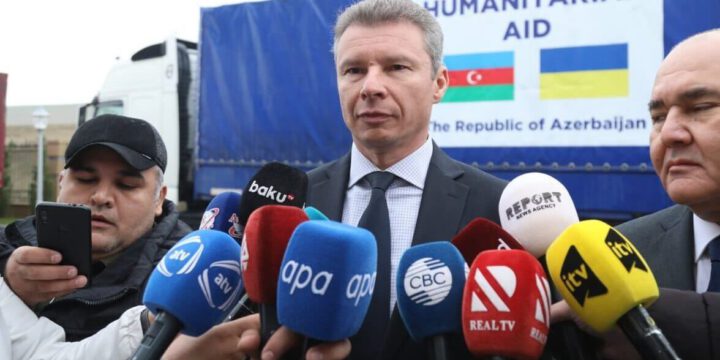 Ukrayna səfiri humanitar yardıma görə Azərbaycana təşəkkür edib