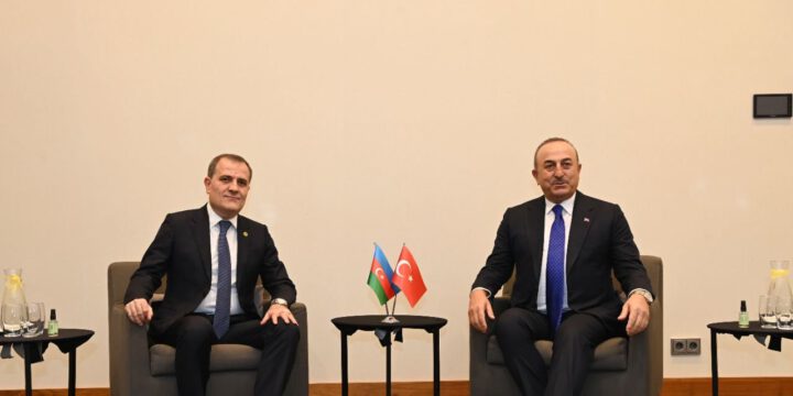 Ceyhun Bayramov Mövlud Çavuşoğlu ilə görüşüb