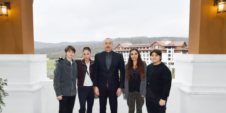 President Ilham Aliyev and First Lady Mehriban Aliyeva attended inauguration of Shabran Wellbeing Resort