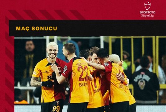 Galatasaray taste 3-0 road win over Fenerbahce in Turkish Super Lig derby