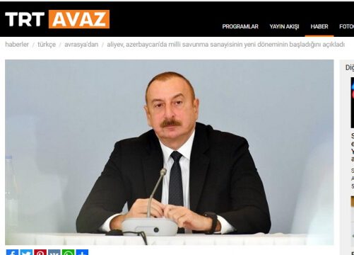 Azərbaycan Prezidentinin telekanallara müsahibəsi Türkiyə mediasında geniş işıqlandırılıb