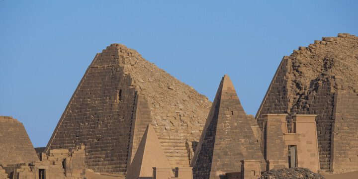 Archaeological Sites of Island of Meroe, a semi-desert landscape in Sudan protected by UNESCO