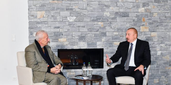 Prezident İlham Əliyevin Davosda “Kromatix SA” şirkətinin baş icraçı direktoru ilə görüşü olub 