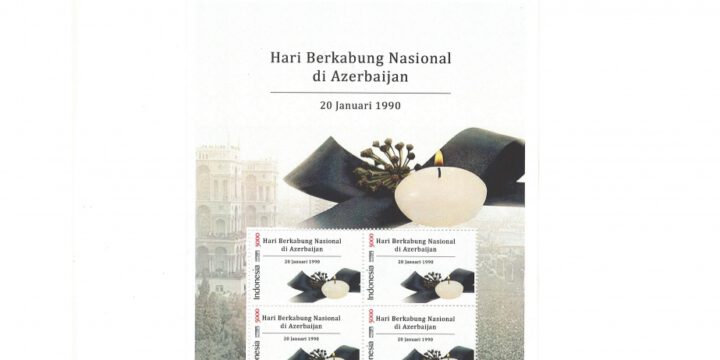 İndoneziyada 20 Yanvar şəhidlərinin xatirəsinə həsr olunan poçt markası buraxılıb