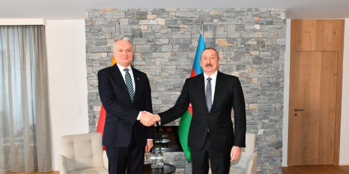 Presidents of Azerbaijan and Lithuania met in Davos