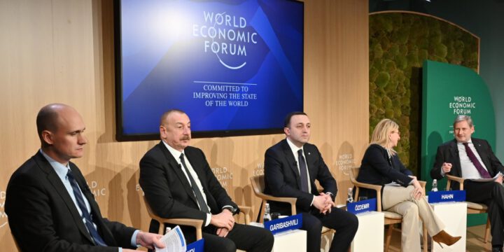 President Ilham Aliyev attended plenary meeting held as part of World Economic Forum